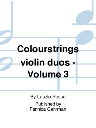 Colourstrings violin duos - Volume 3