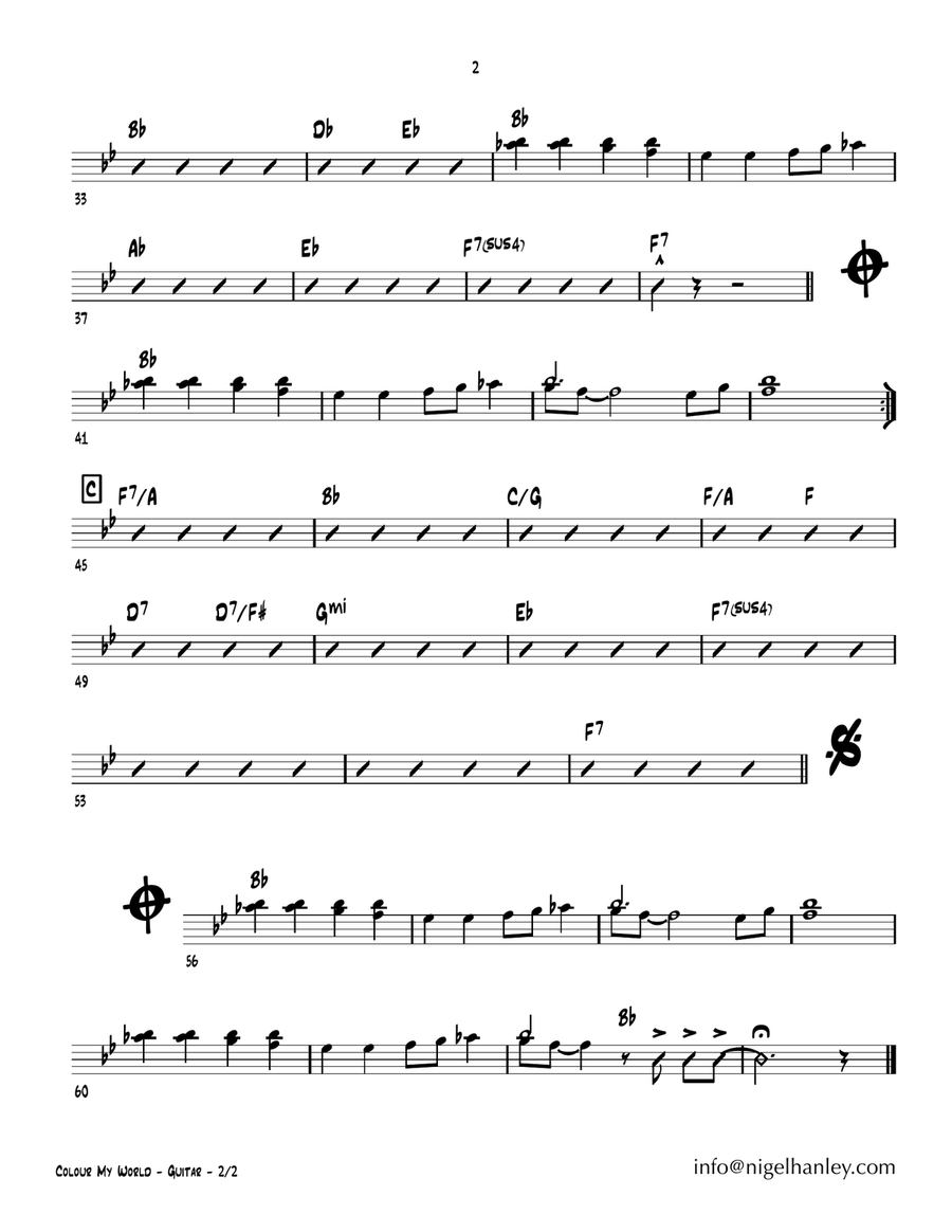 Color My World Color My World Jazz Ensemble scores gallery preview page 5