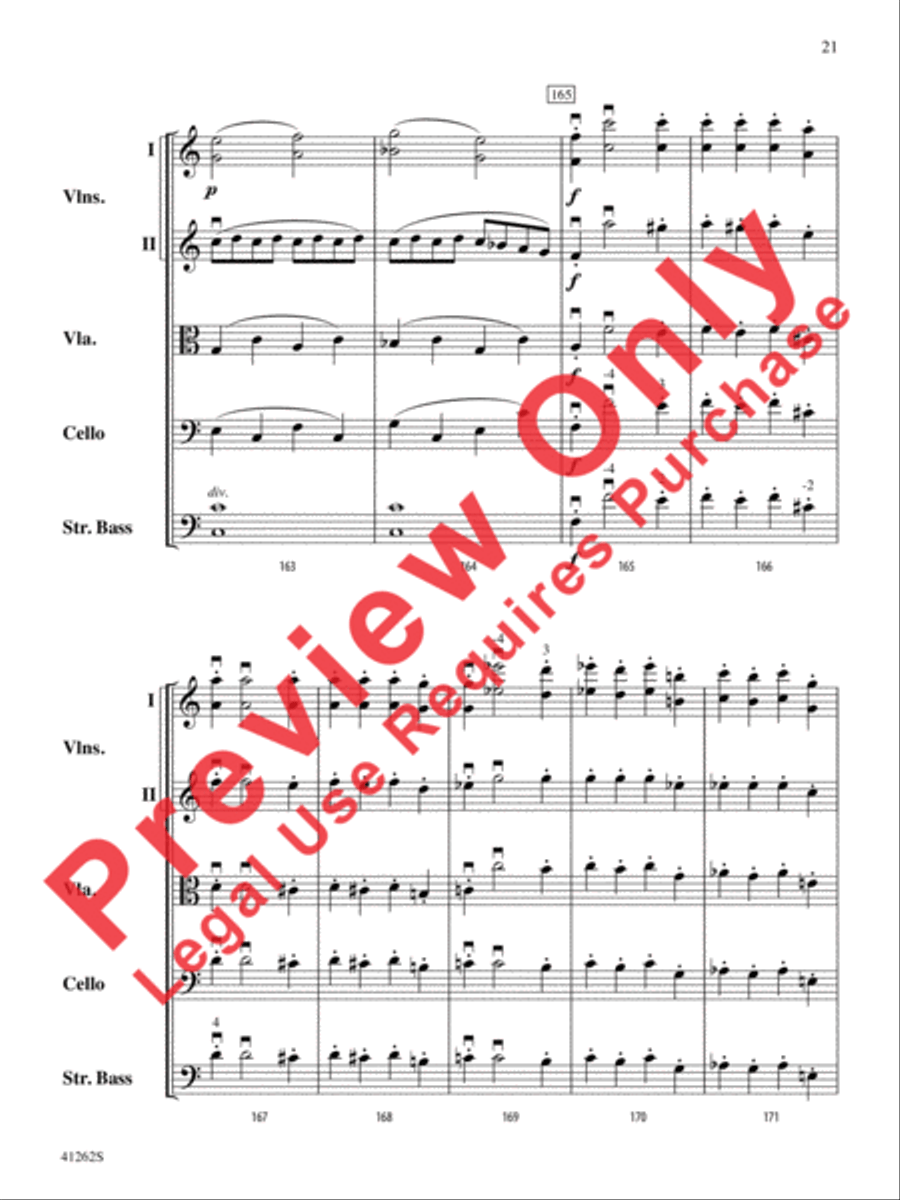 Cosi Fan Tutte String Orchestra scores gallery preview page 22