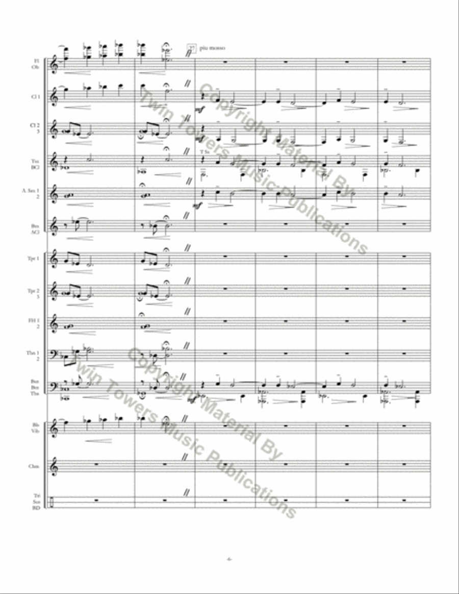 Nocturne Concert Band scores gallery preview page 7