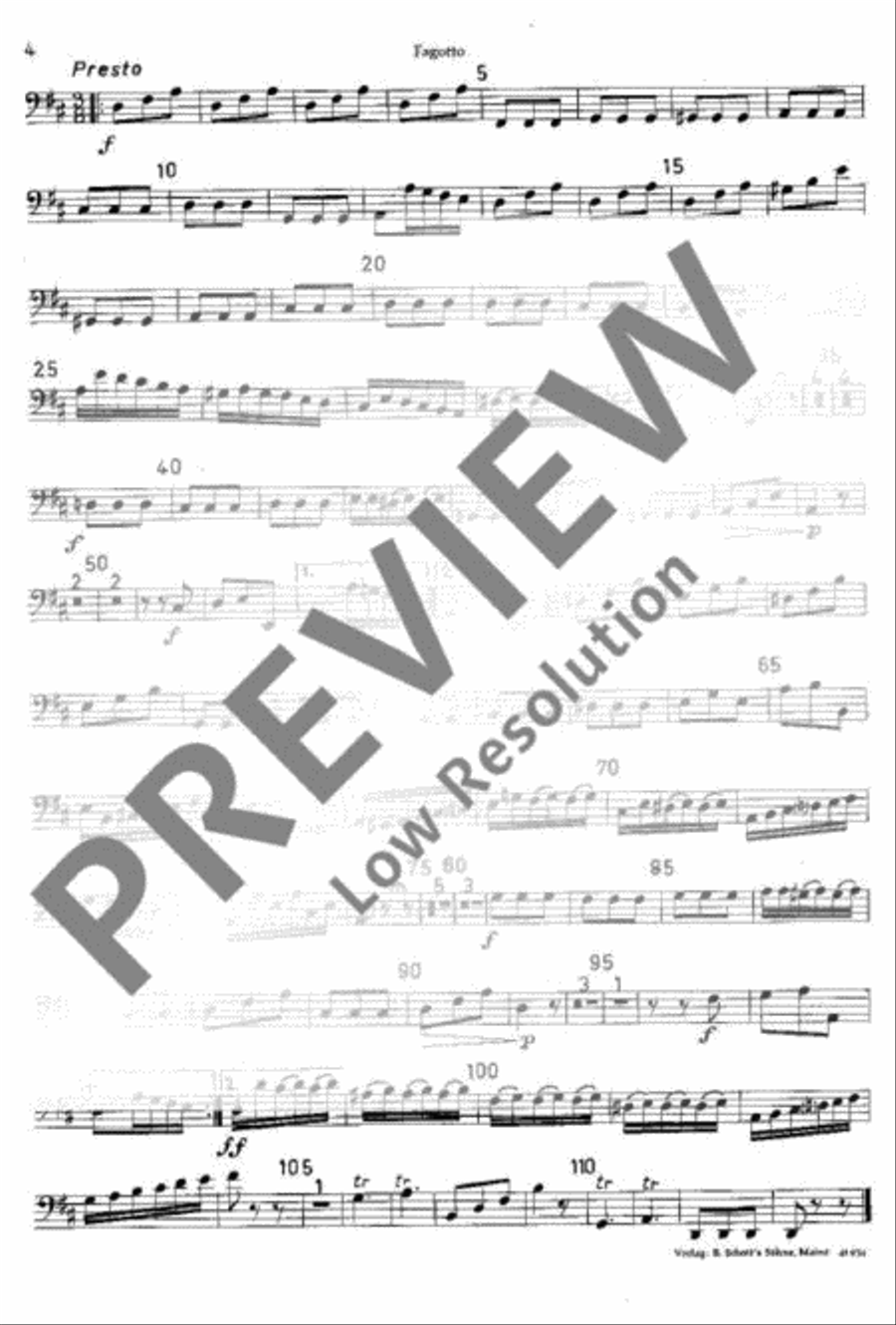 Symphony No. 1 Flute scores gallery preview page 21