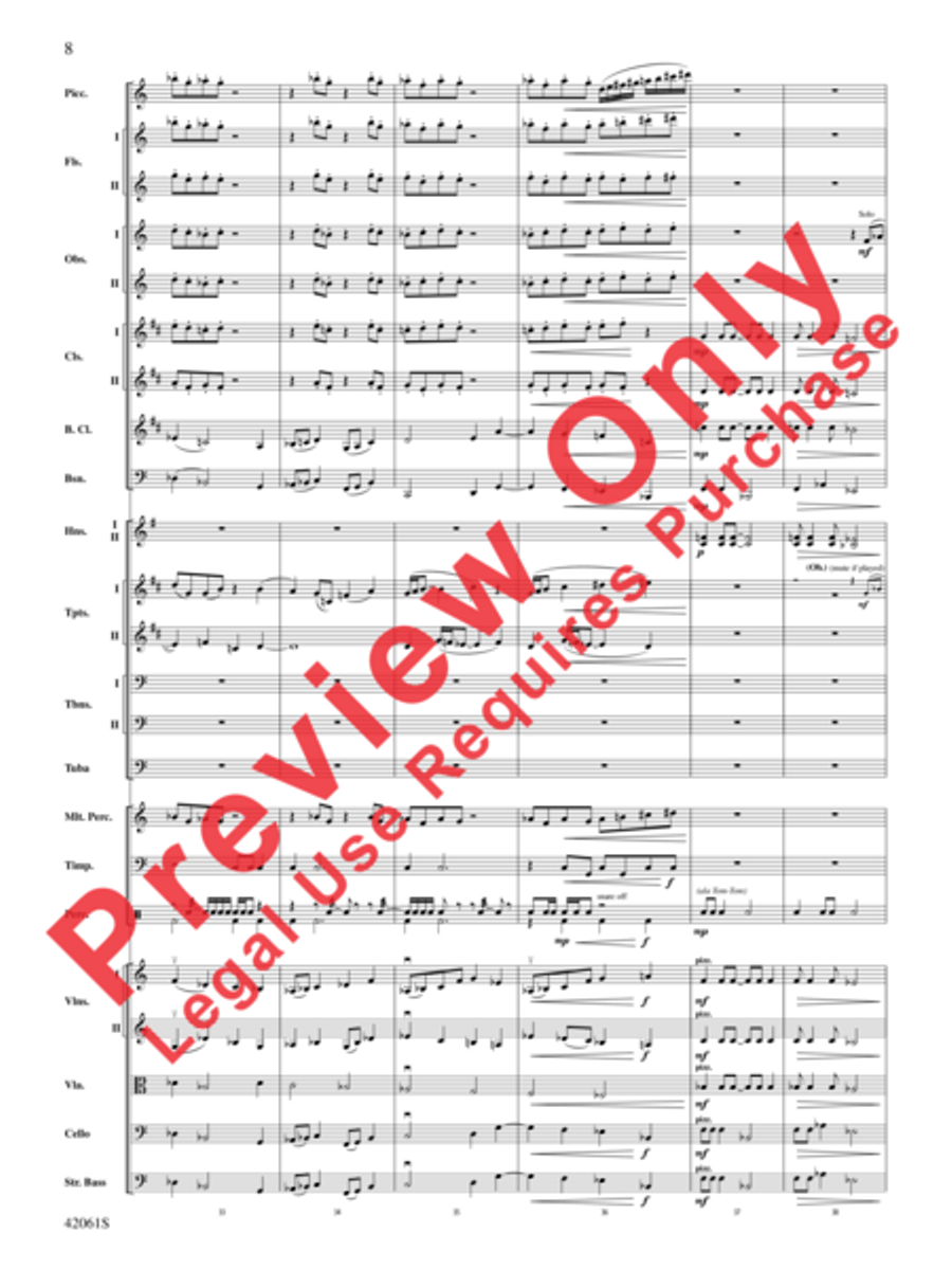 South County Sketches Full Orchestra scores gallery preview page 9