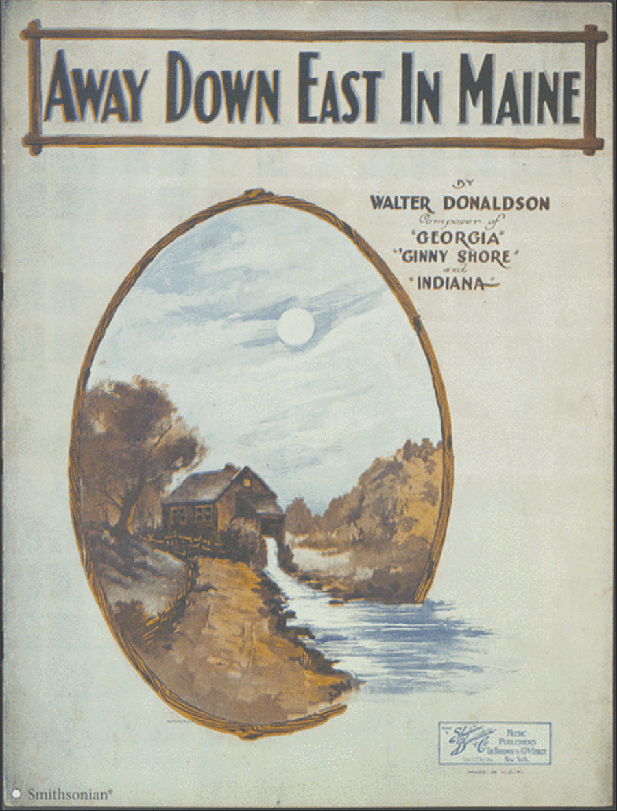 Away Down East In Maine Away Down East In Maine Piano, Vocal scores gallery preview page 1