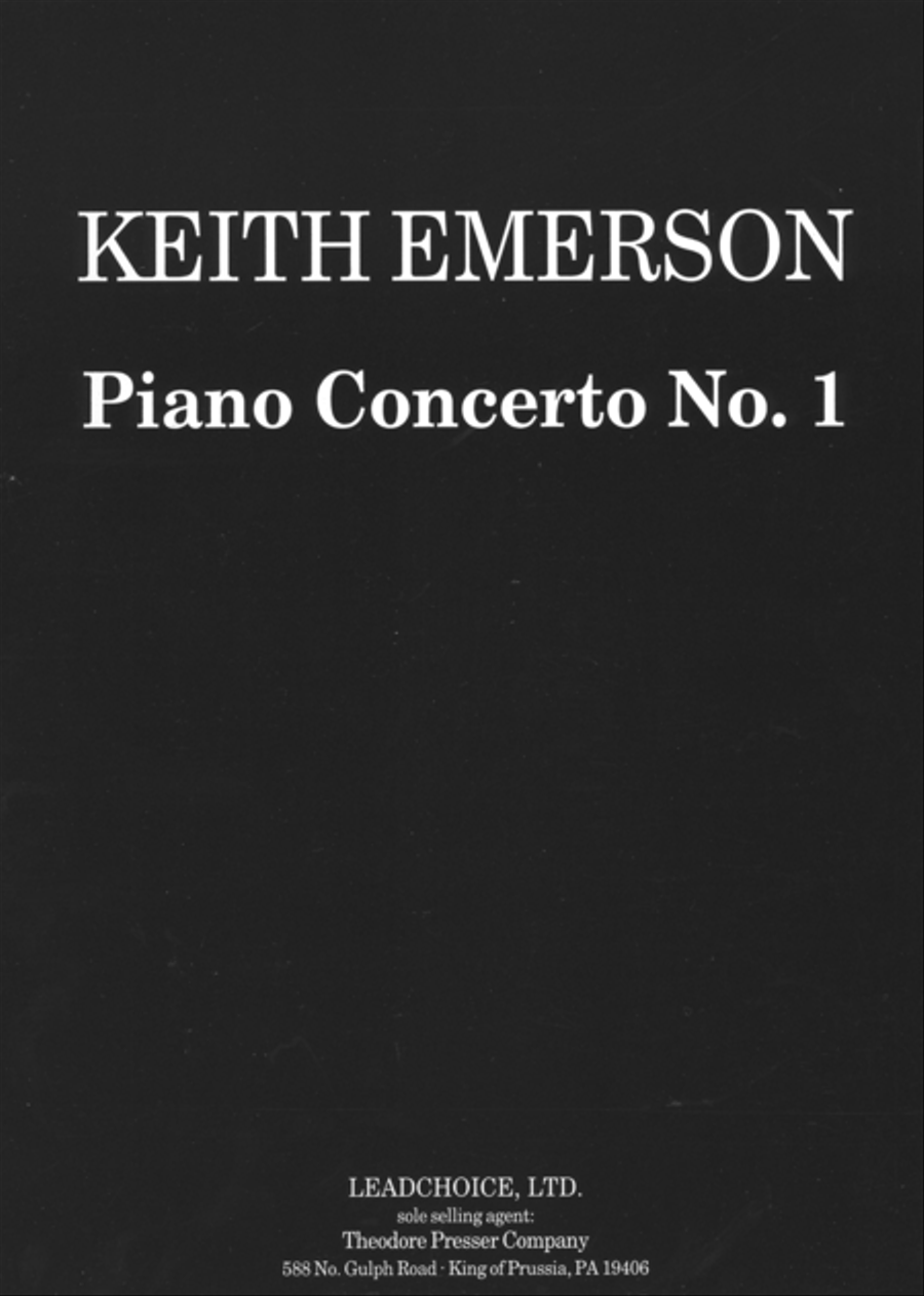 Piano Concerto No. 1 Chamber Music scores gallery preview page 1