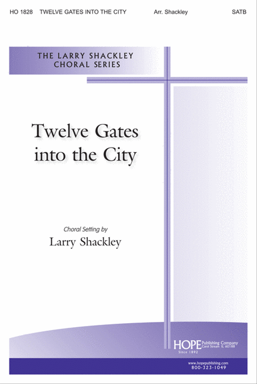 Twelve Gates into the City 4-Part scores gallery preview page 1