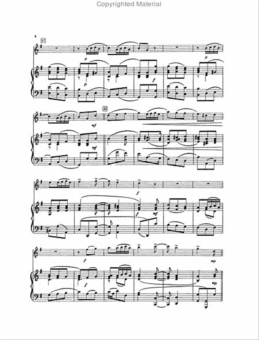 Belwin Master Solos (Flute), Volume 1 Flute Solo scores gallery preview page 3