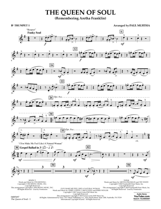 The Queen Of Soul (arr. Paul Murtha)- Conductor Score (Full Score) - Bb Trumpet 1