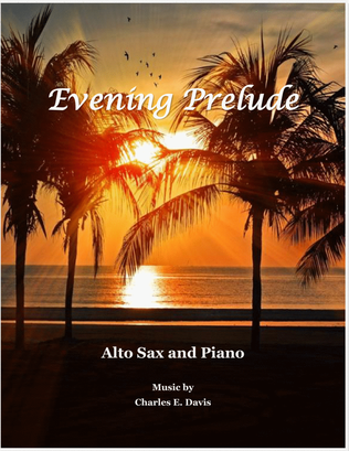 Book cover for Evening Prelude - Alto Sax and Piano