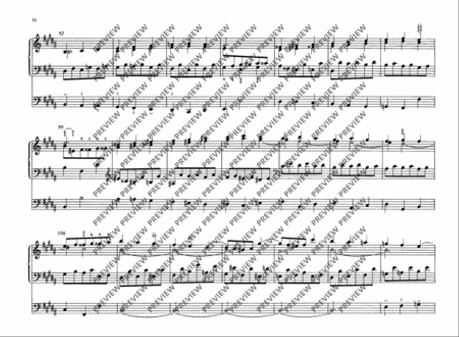 Fanfare, Cantabile and Finale Organ scores gallery preview page 17