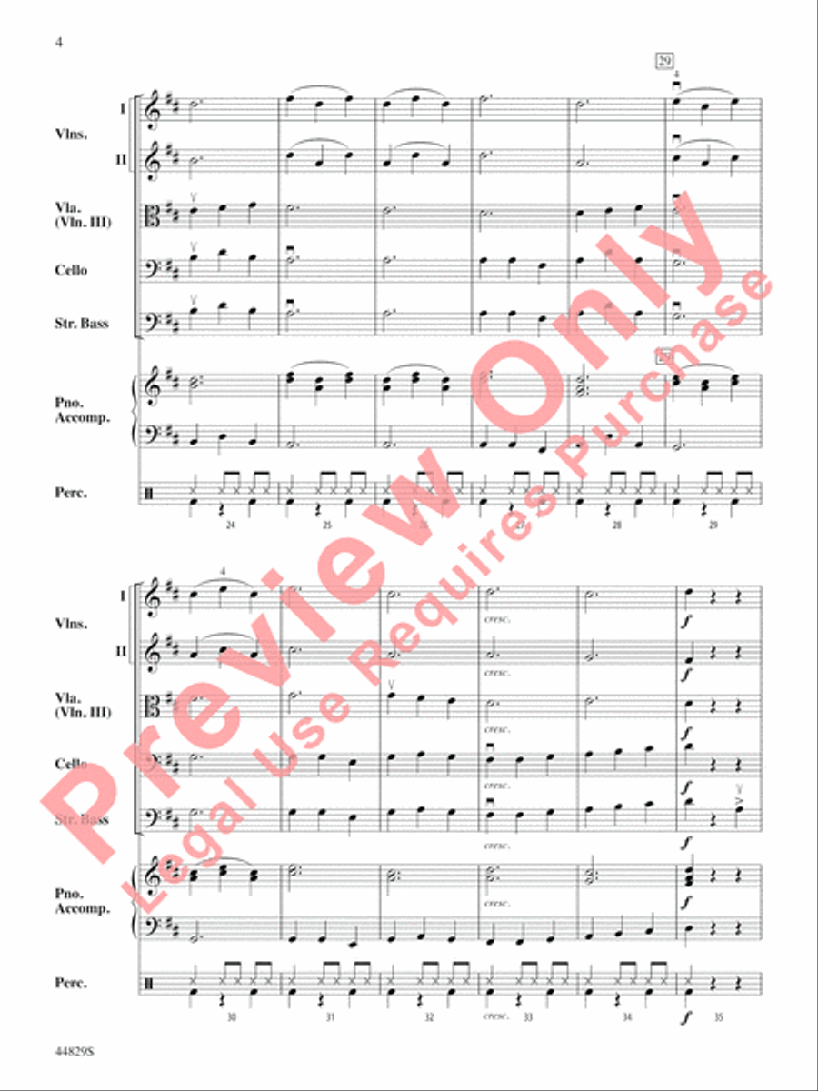 Uno, Dos, Bass! Uno, Dos, Bass! String Orchestra scores gallery preview page 5