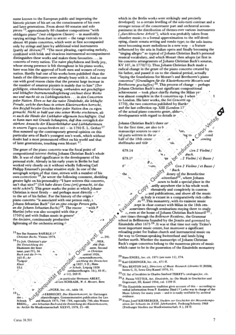Organ Concerto in F major (Orgelkonzert in F) Violin scores gallery preview page 10