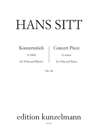 Book cover for Concert piece for viola