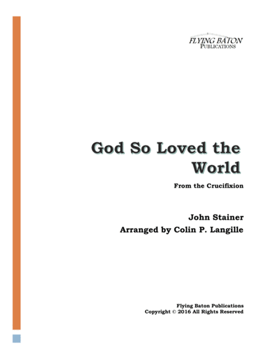God So Loved the World (from the Crucifixion) image number null