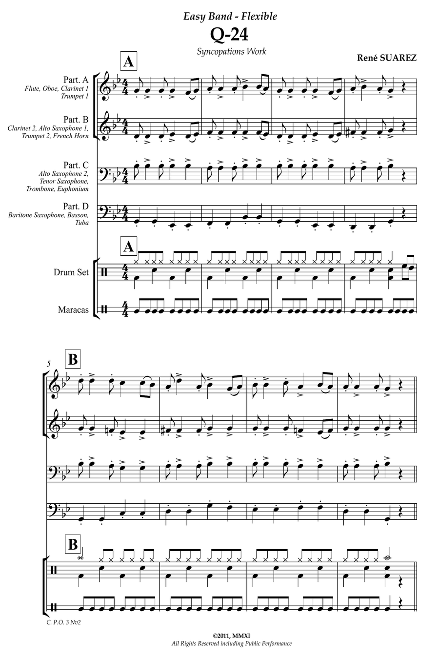 Q-24 Concert Band scores gallery preview page 1