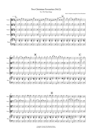 2 Christmas Favourites for Viola Quartet (volume two)
