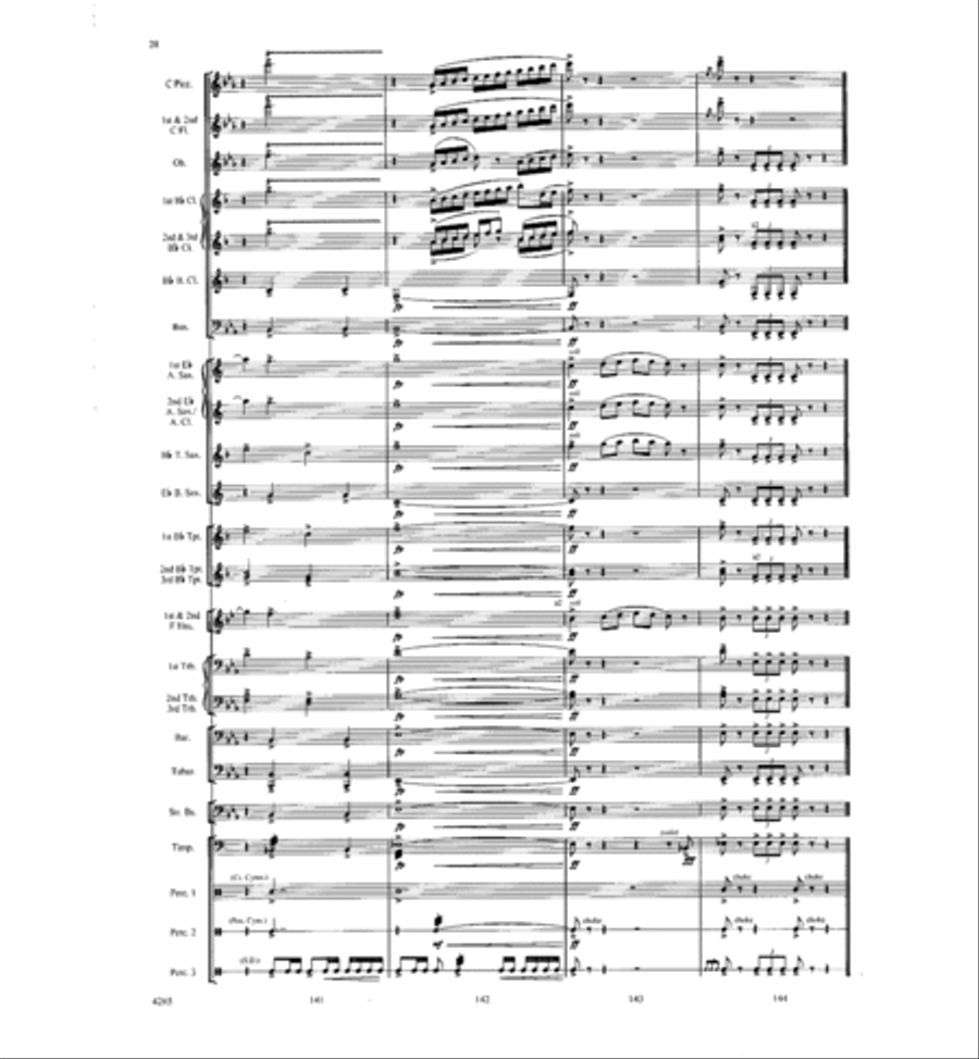 River of Life River of Life Concert Band scores gallery preview page 27