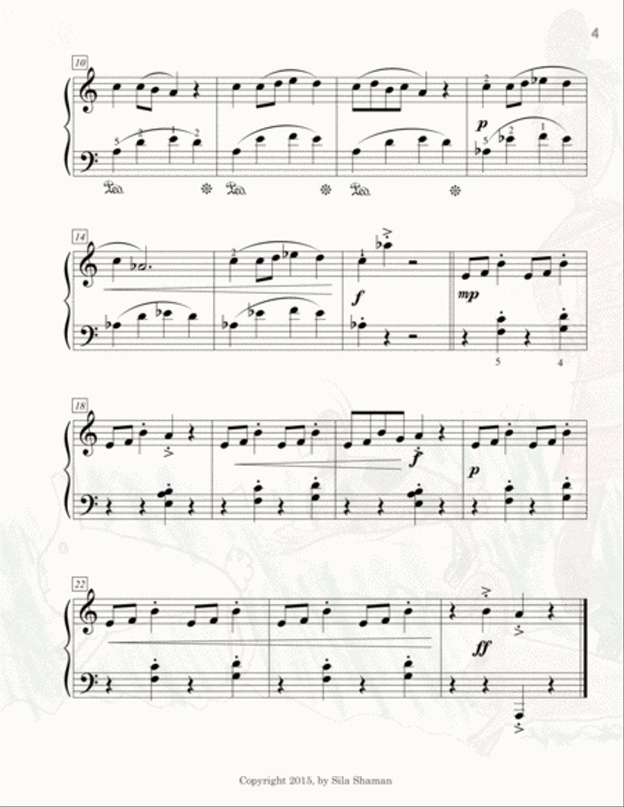 Songs of Imagination Piano Solo scores gallery preview page 5