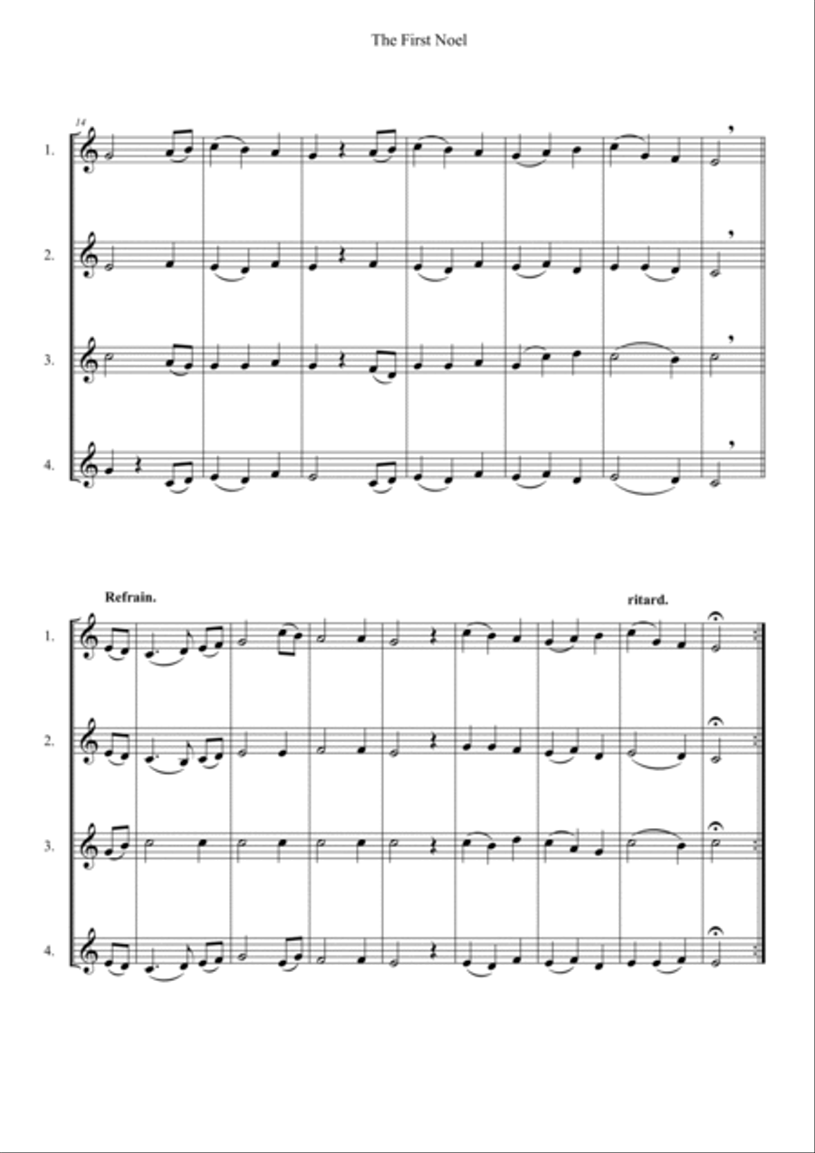 The First Noel Horn scores gallery preview page 2