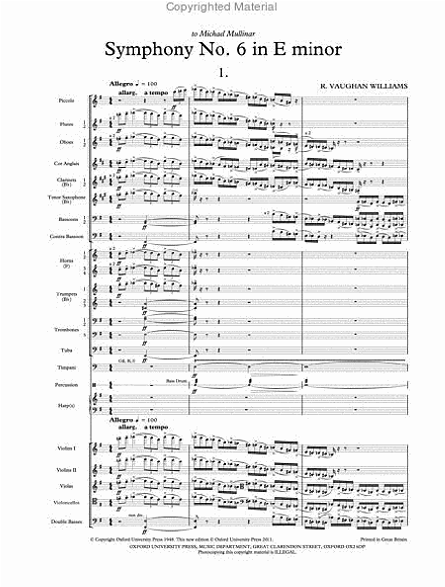 Symphony No. 6 Symphony No. 6 Full Orchestra scores gallery preview page 2