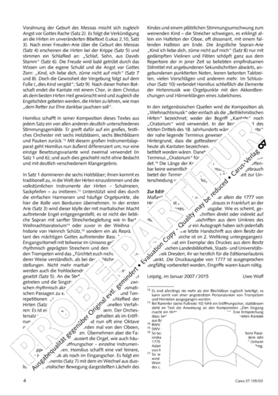 Die Freude der Hirten uber die Geburt Jesu 4-Part scores gallery preview page 5