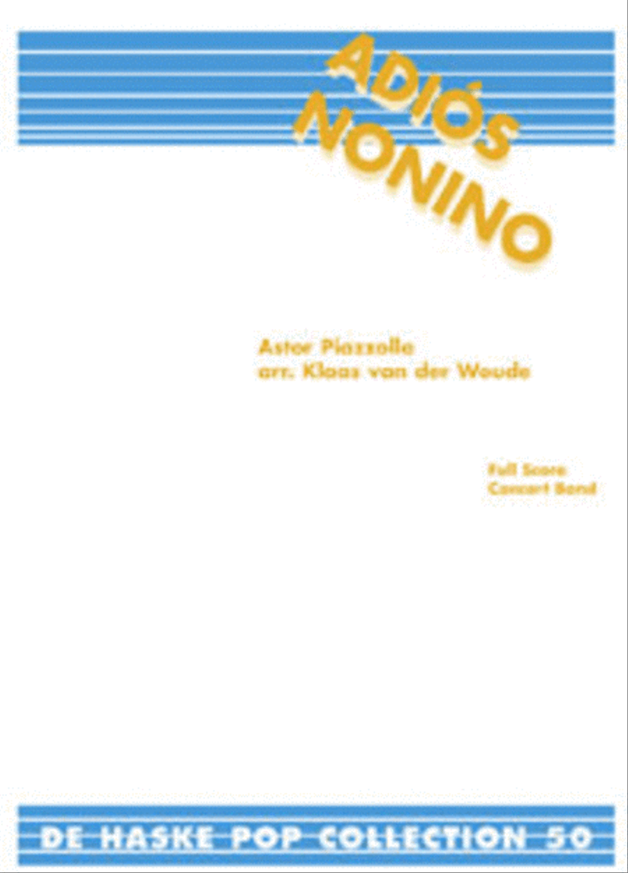 Adiós Nonino Concert Band scores gallery preview page 1
