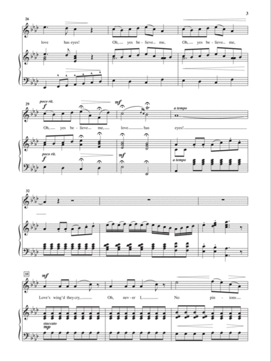Love Has Eyes [High Voice] High Voice scores gallery preview page 3