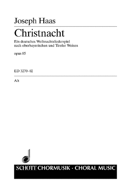 Haas J Christnacht Op85 (ep)