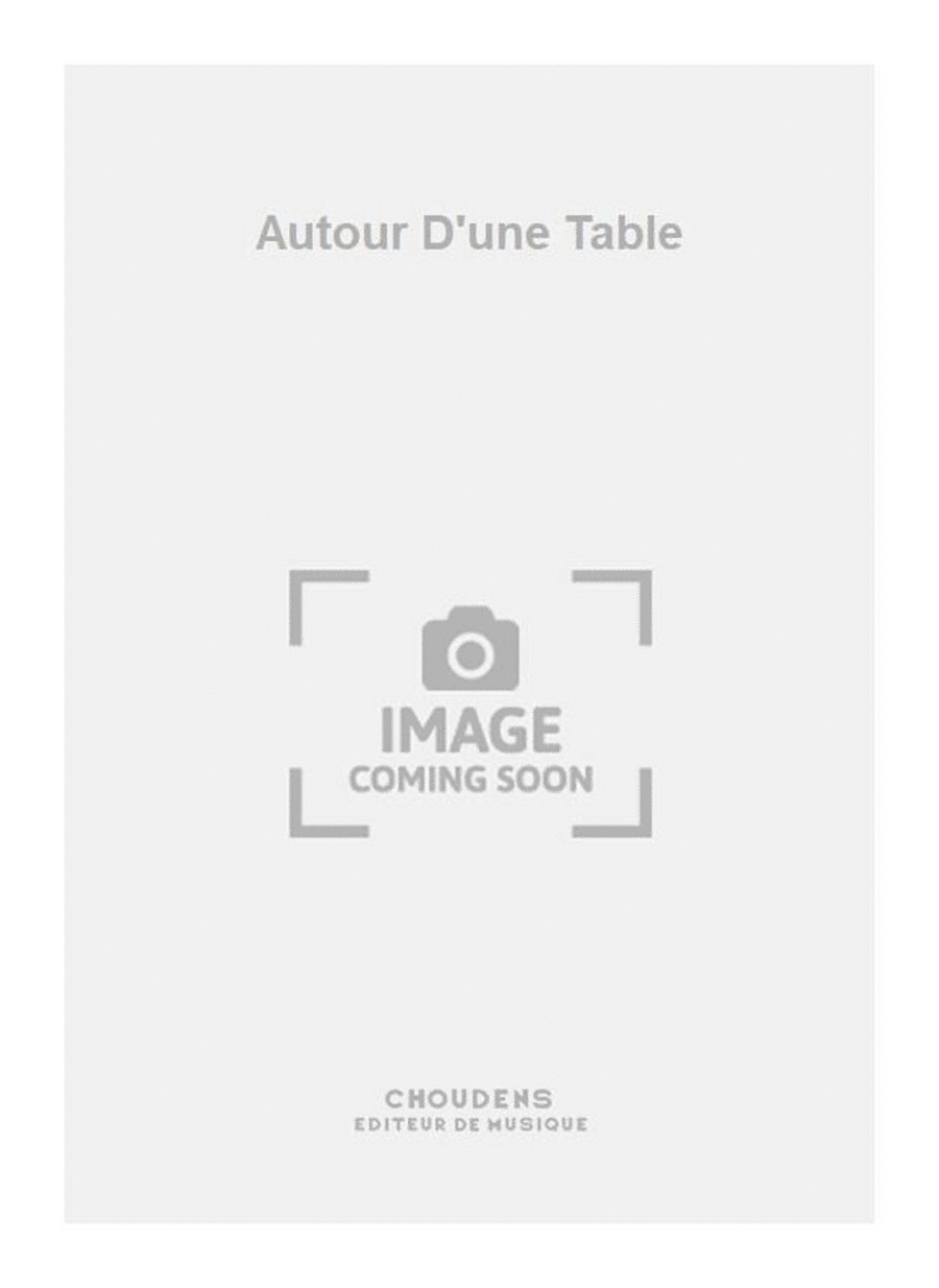 Autour D'une Table Piano Solo scores gallery preview page 1