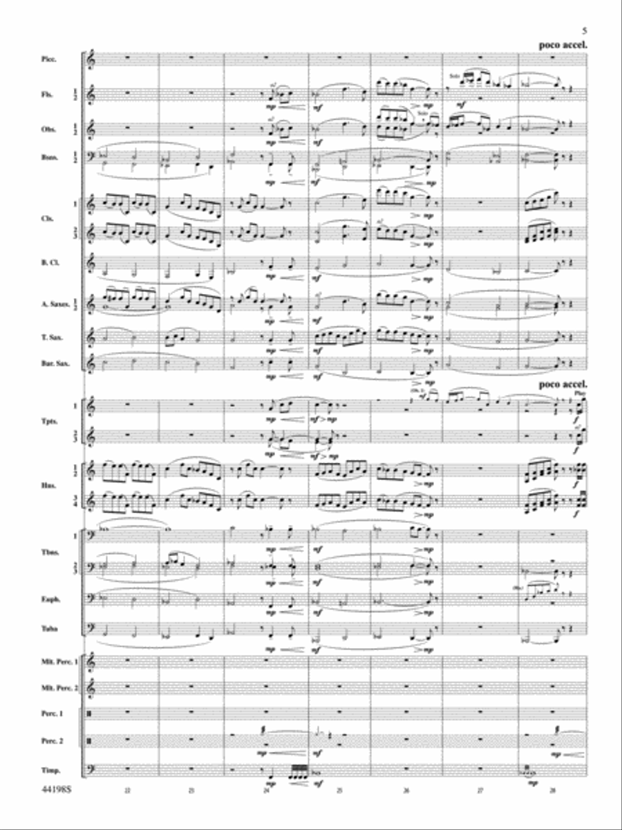 Afterlife: Score Concert Band scores gallery preview page 5