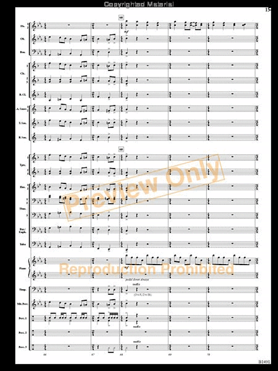 Nevermore Concert Band scores gallery preview page 14