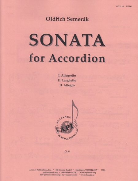 Sonata for Accordion image number null