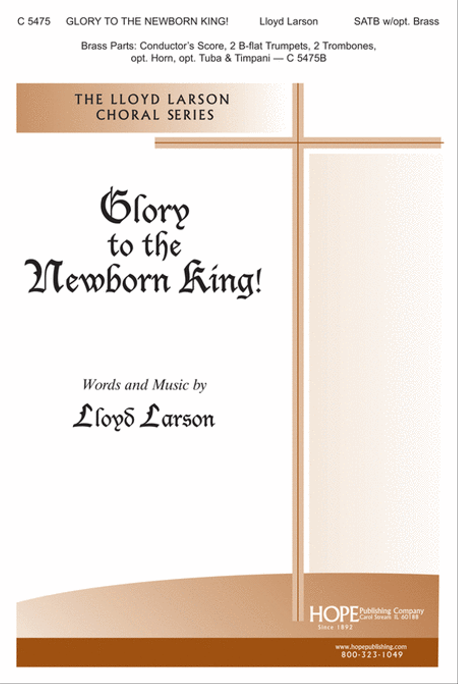 Glory to the Newborn King! 4-Part scores gallery preview page 1