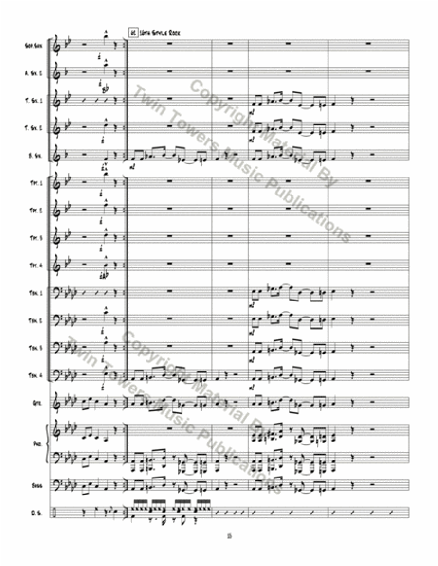 Jazz Revival Jazz Ensemble scores gallery preview page 16