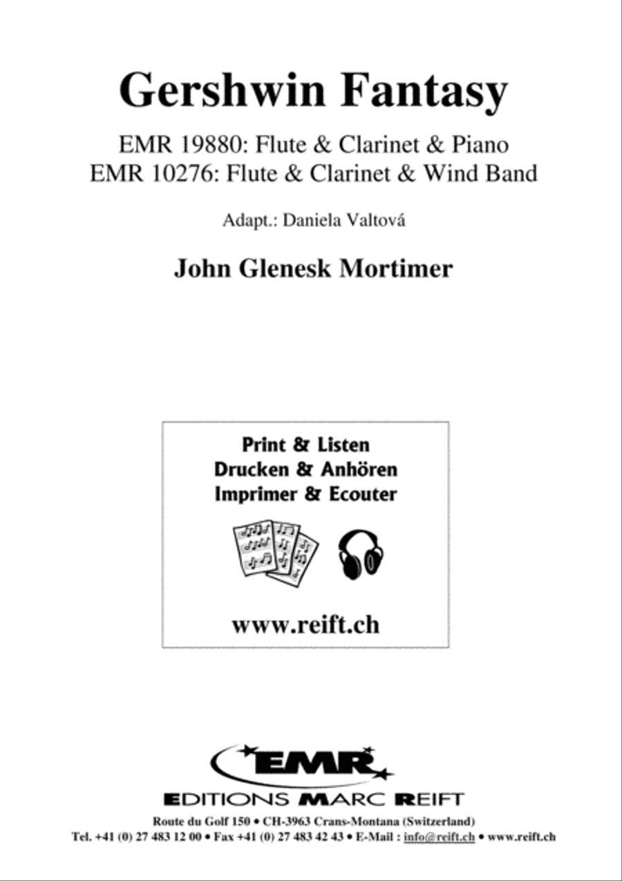 Gershwin Fantasy Woodwind Ensemble scores gallery preview page 2