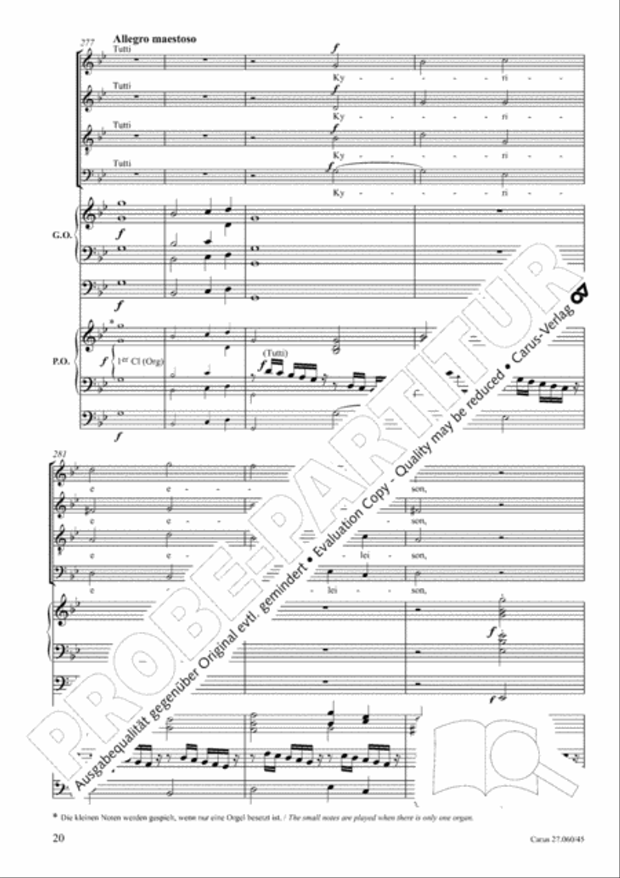 Messe a quatre voix Messe a quatre voix 4-Part scores gallery preview page 21