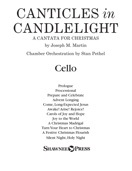 Canticles in Candlelight - Cello