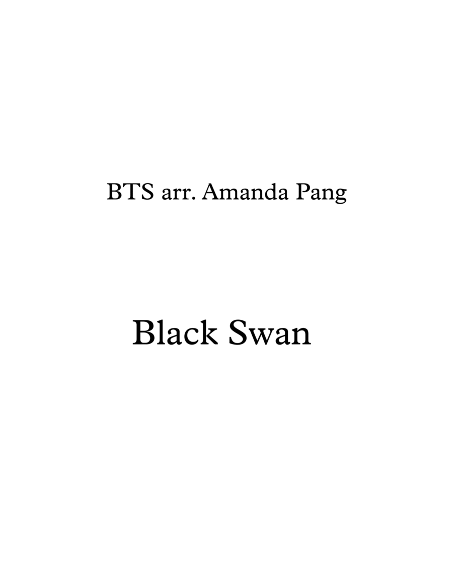 Black Swan String Quartet scores gallery preview page 1