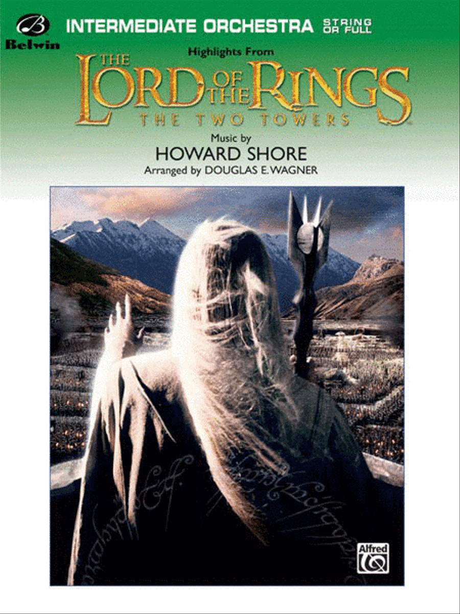 The Lord of the Rings: The Two Towers, Highlights from Full Orchestra scores gallery preview page 1