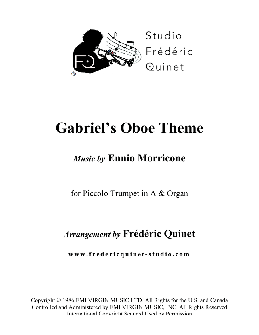 Gabriel's Oboe Trumpet Duet scores gallery preview page 1