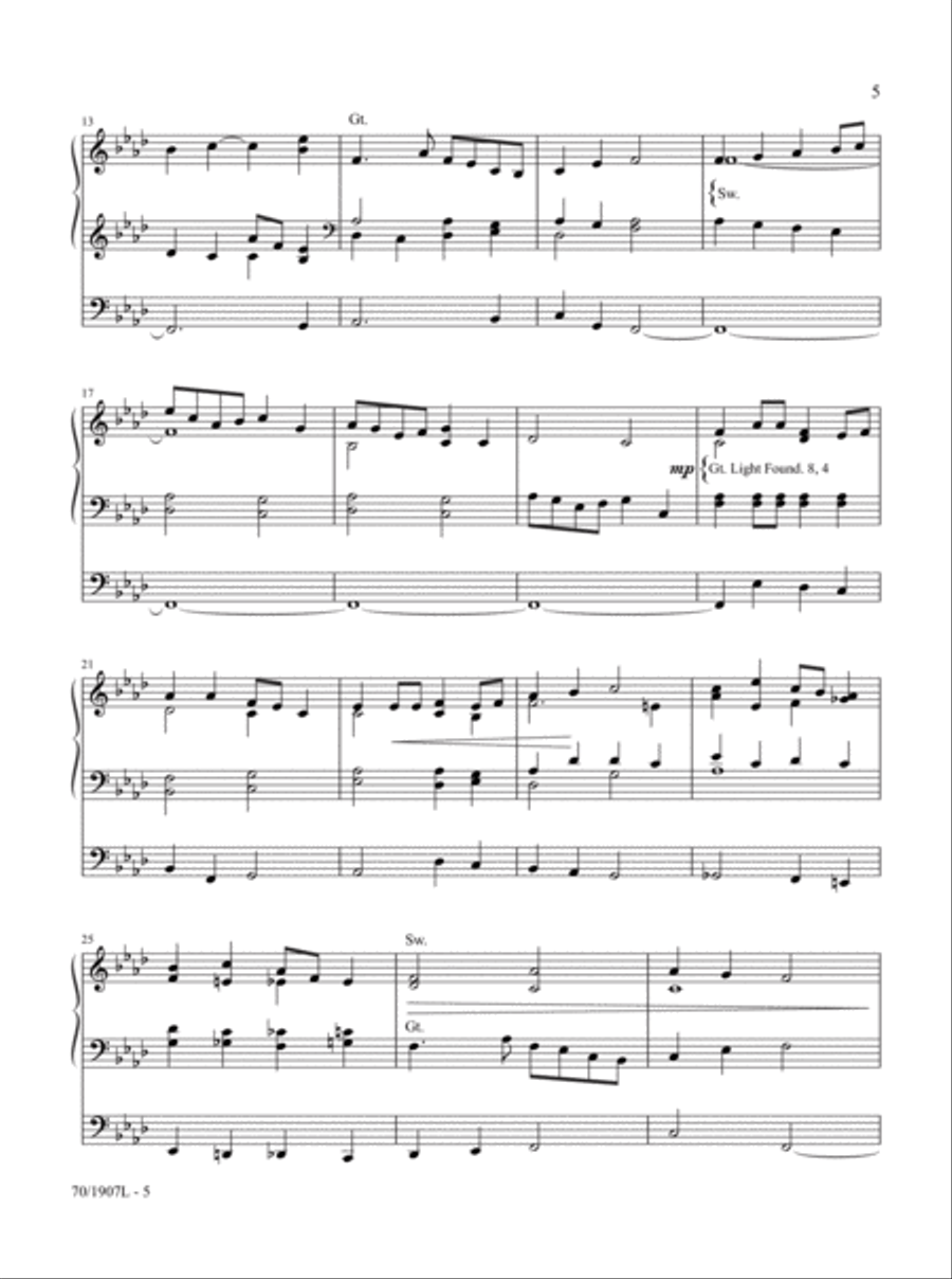 The Organist's Library, Vol. 57 Organ scores gallery preview page 5