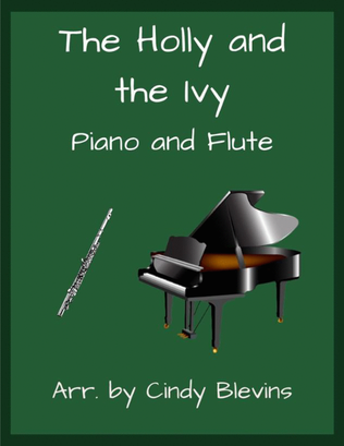 Book cover for The Holly and the Ivy, for Piano and Flute