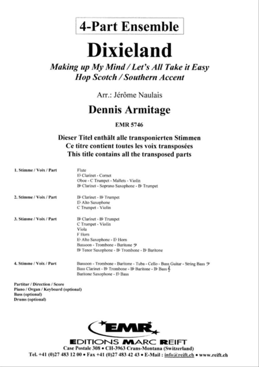 Dixieland Concert Band scores gallery preview page 2