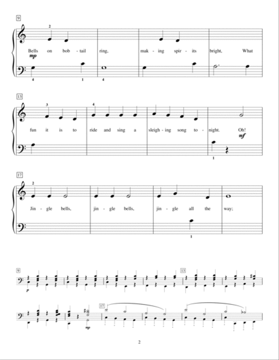 Jingle Bells Jingle Bells Piano Method scores gallery preview page 2