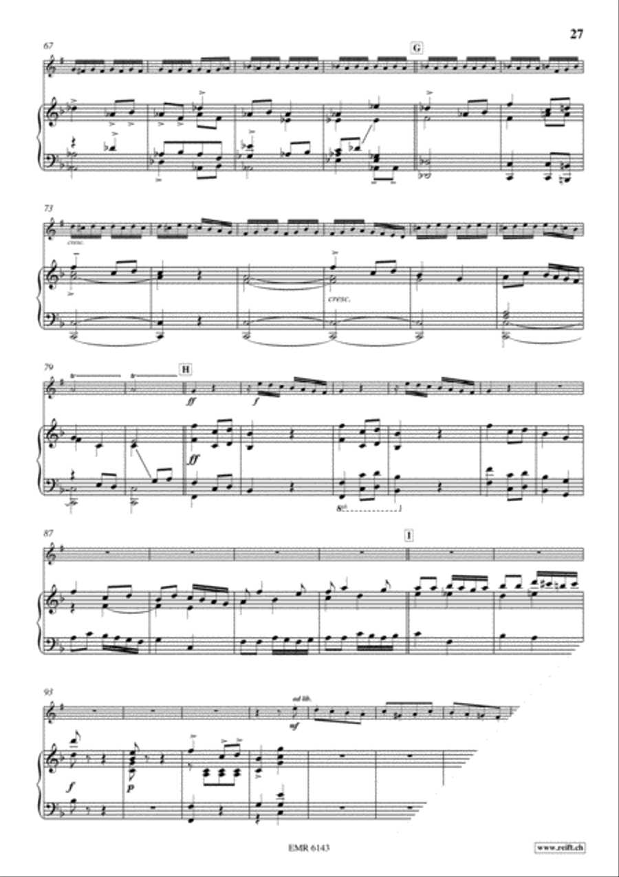 Concerto in D Minor Cornet scores gallery preview page 12