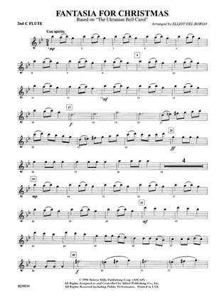 Fantasia for Christmas (based on "The Ukranian Bell Carol"): 2nd Flute