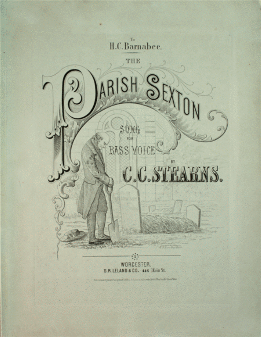 The Parish Sexton. Song for Bass Voice Bass Voice scores gallery preview page 1