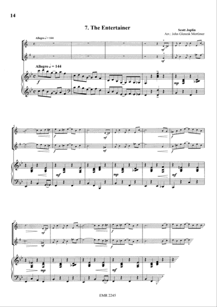 Duos Vol. 3 Woodwind Ensemble scores gallery preview page 9