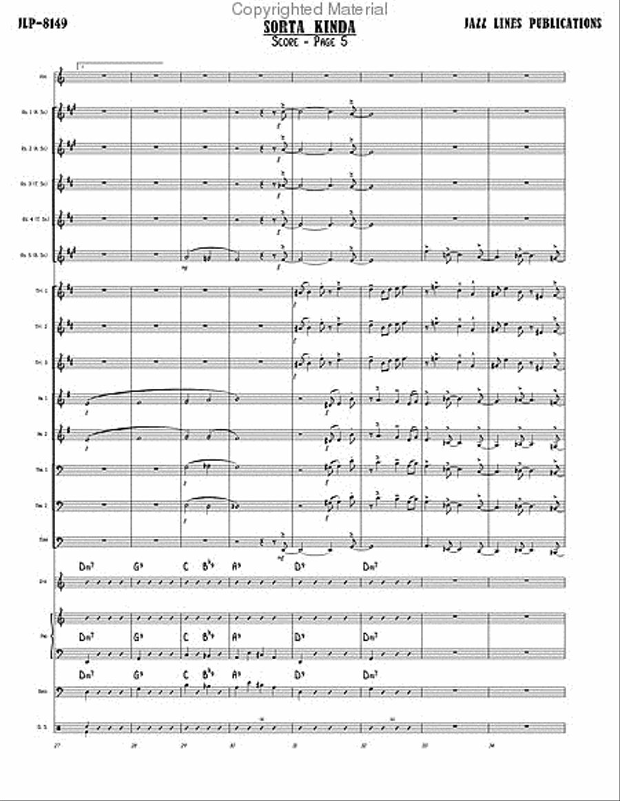 Sorta Kinda Big Band scores gallery preview page 8