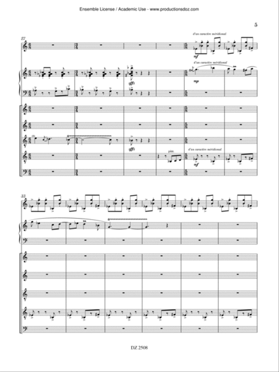 Concerto da Tolosa Concerto da Tolosa Orchestra scores gallery preview page 5