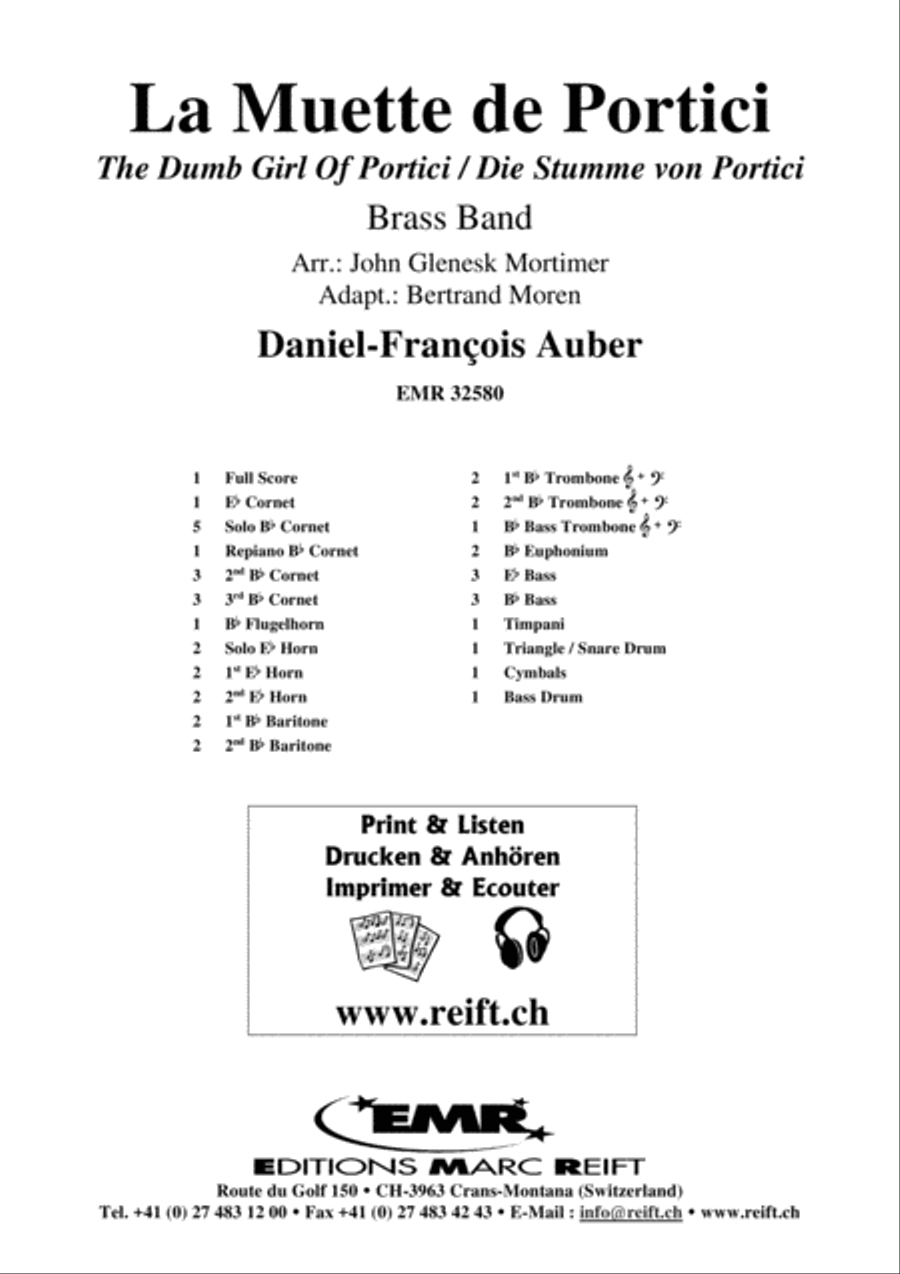 La Muette de Portici Brass Band scores gallery preview page 2